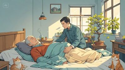 因父病身心疲惫而采取的行动／父の病で疲れ果てた私とった行動